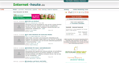Desktop Screenshot of internet-heute.de
